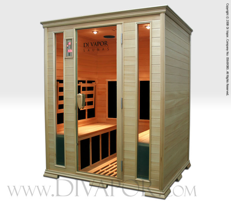 Infrared Sauna Solare Quad Sauna in Basswood (4 Person)