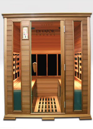 Solare Quad Cedar infrared sauna