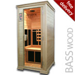 Solare Solo Infrared Sauna in Basswood