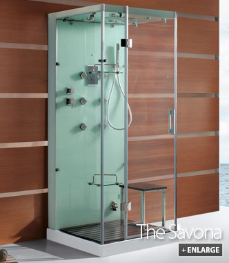 Savona steam shower grey