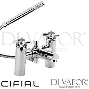 Cifial 004STHX300 Techno X300 2 Hole Straight Deck Bath Shower Mixer Spare Parts