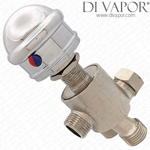 Deck Mounted 2-Way Diverter Valve - 1/2 Inch Fittings