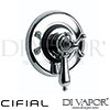 Cifial 040ED Edwardian Dual Control Concealed Shower Valve Spare Parts