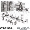 Cifial 040TH300 Techno 300 Dual Control Concealed Shower Valve Dimension