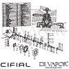Cifial 041ED Edwardian Dual Control Exposed Shower Valve Dimension
