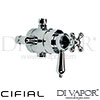 Cifial 041ED Edwardian Dual Control Exposed Shower Valve Spare Parts