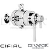 Cifial 041TH300 Techno 300 Dual Control Exposed Shower Valve Spare Parts