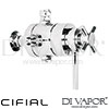 Cifial 041THX300 Techno X300 Dual Control Exposed Shower Valve Spare Parts