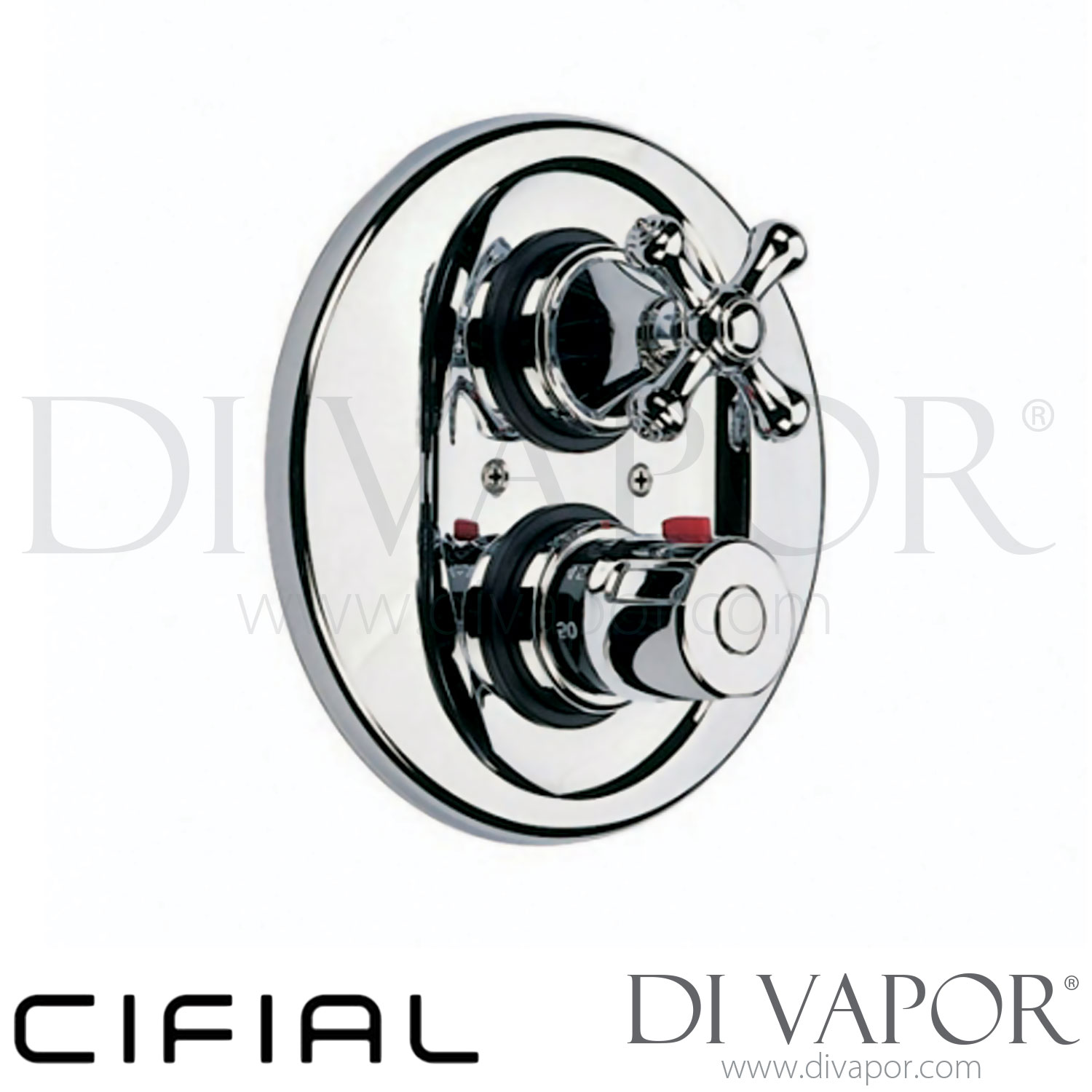 Cifial 042ED Edwardian Euro Concealed Shower Valve Spare Parts