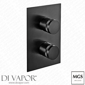 MGS Black Concealed Thermostatic Shower Valve 0439MB438VN Spare Parts