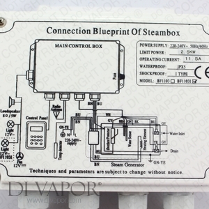 BF1103 Steam Room Shower Control Box