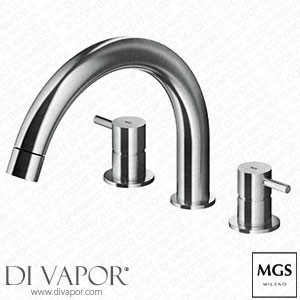 MGS 3-Piece Bath Filler Curved Spout 0508MB238C Spare Parts