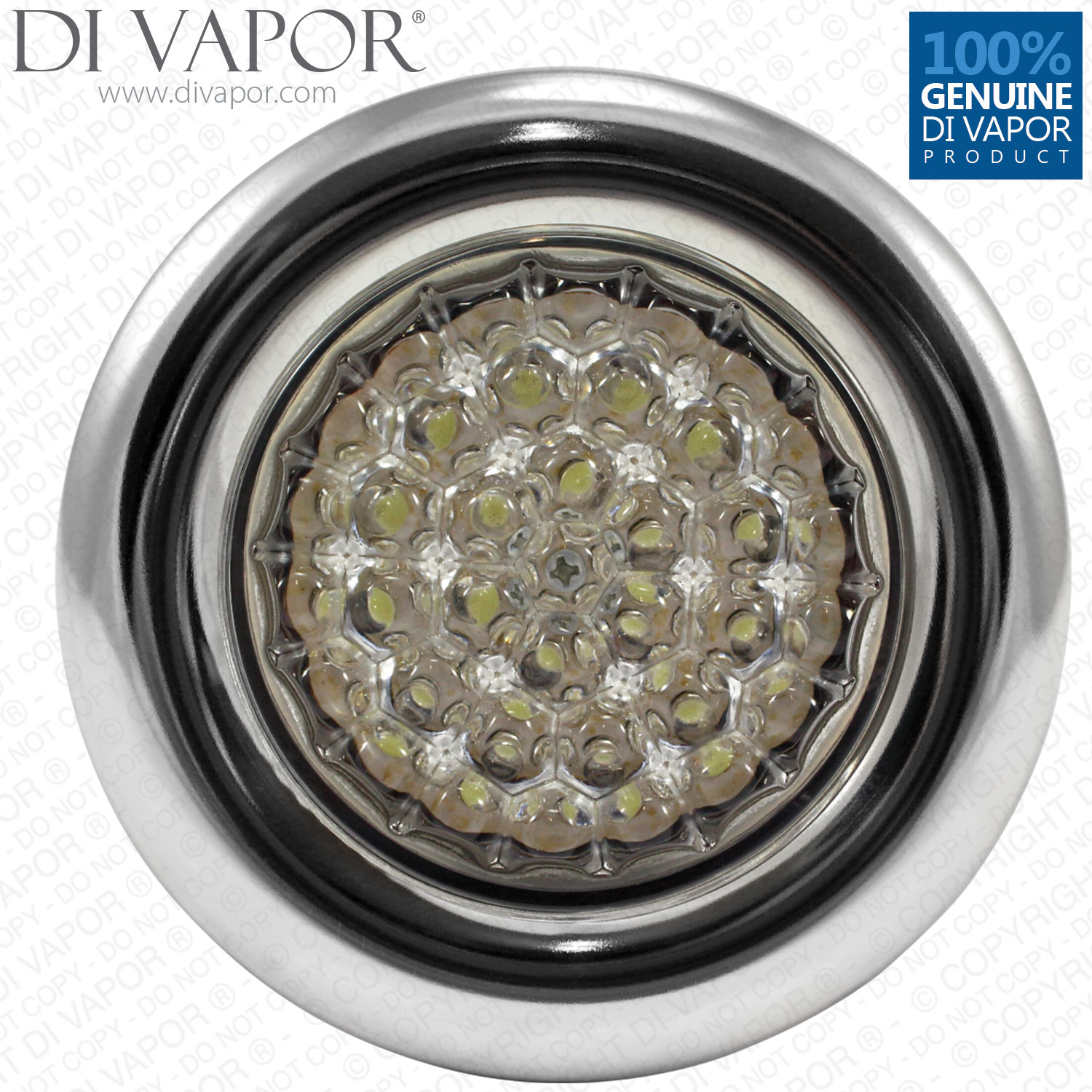 Steam Shower and Bath Stainless Steel White Underwater Light L.E.D LED