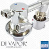 4 Way Diverter Tap Set w/ Thermostatic Valve (Supply)