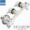 4 Way Diverter Tap Set w/ Thermostatic Valve (Underside)