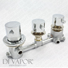 Five Way Shower Mixer Thermostatic Diverter Set 5 way 5-Way Shower Valve