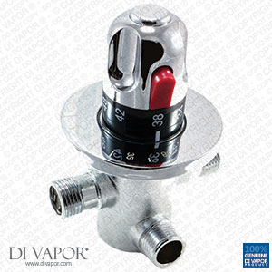 Deck Mounted Thermostatic Valve Mixer | Bathtub or Shower Panel | Safety Mobility Tap