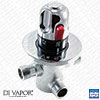 Deck Mounted Thermostatic Valve Mixer | Bathtub or Shower Panel | Safety Mobility Tap