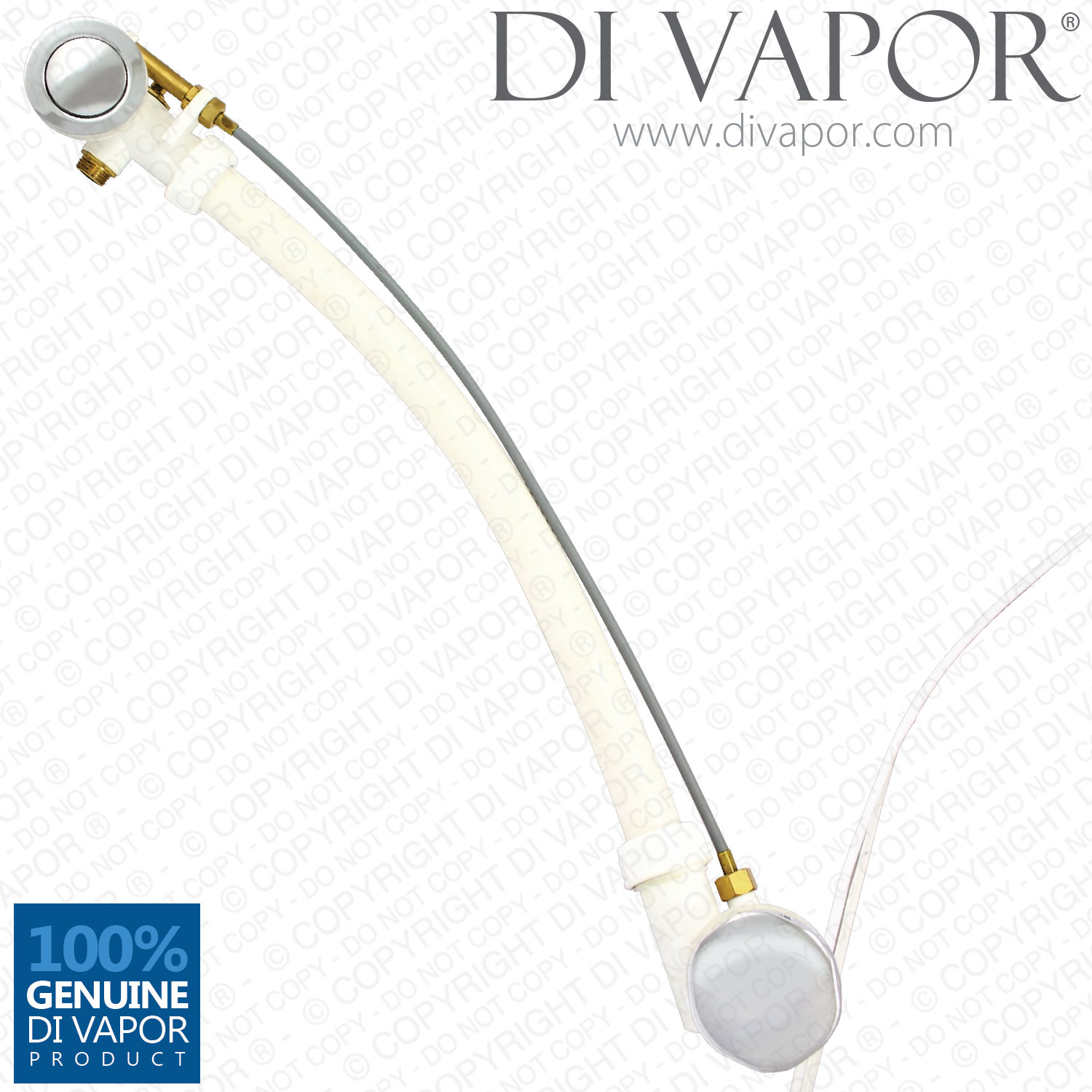 Bath Overflow PopUp Waste Drain ⌀50mm