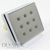 Square Shower Body Water Jet (Two Way) for Steam Shower or Shower Enclosure