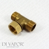 Male/Female - Tee Piece Brass (T Junction)