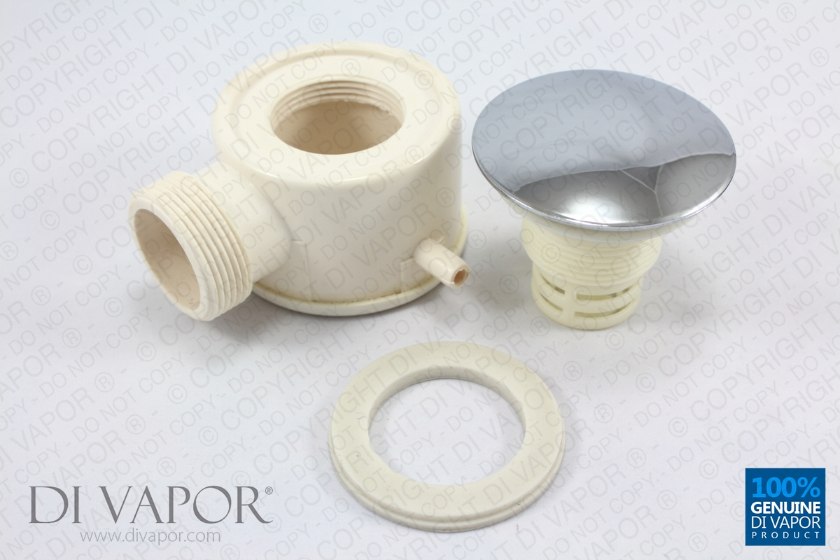 Steam Shower Waste Drain Trap With Chrome Cover Pipe Shower Waste Part Breakdown