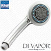 Handheld Shower Head (with water saving feature) - Universal Fitting