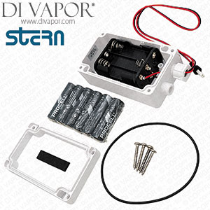 Stern 06530019 IP67 Battery Box with 6x1.5V AA Batteries