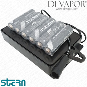 Stern 06530092 Battery Box for 6x1.5V Batteries (Batteries Included)