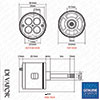 4 Way Diverter Valve (Technical Diagram)