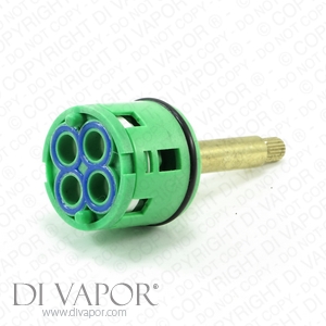4 Way Diverter Cartridge for Shower Valves | 4 Function Selector (34mm Diameter x 84mm Length)
