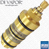 Thermostatic Cartridge for Shower / Steam Shower TMV Temperature Brass Valve Push-Fit 3 O Ring