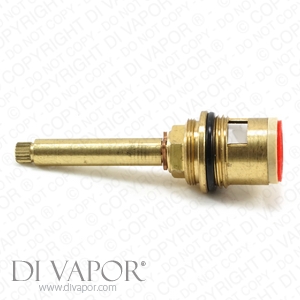 On / Off Flow Ceramic Disc Cartridge for Steam Showers and Shower Valves (3/4 Inch 29mm Diameter Body x 100mm Total Length)