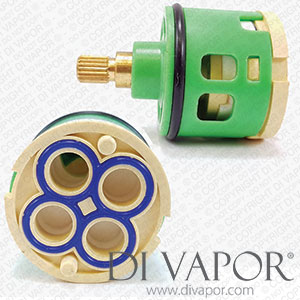 52mm 4-Way Diverter Cartridge 34mm Barrel Diameter with 14mm Spindle