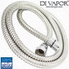 1.8 Metre Stainless Steel Shower Hose Replacement - Long Length Standard connectors