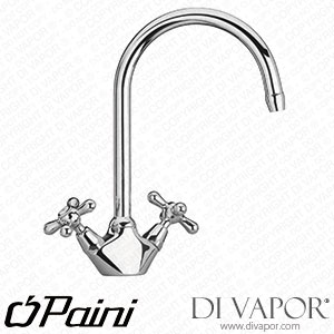 Paini 08CQ578ELPL Brushed Monaco Cross Head Mixer Kitchen Tap Spare Parts