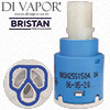 Bristan 08SN25S1504.04 Sedal 25mm Designer Cold Start Flat Cartridge