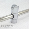 Chrome Shower Rail (Connector)