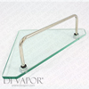 Glass Corner Shelving