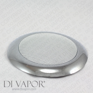 Chrome Coated Steam Shower Speaker Cover