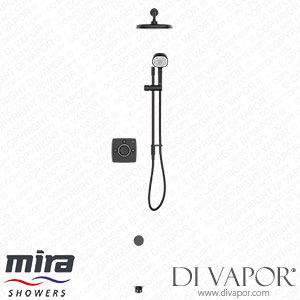 Mira Evoco Triple Outlet in Matt Black (1.1967.010) Spare Parts