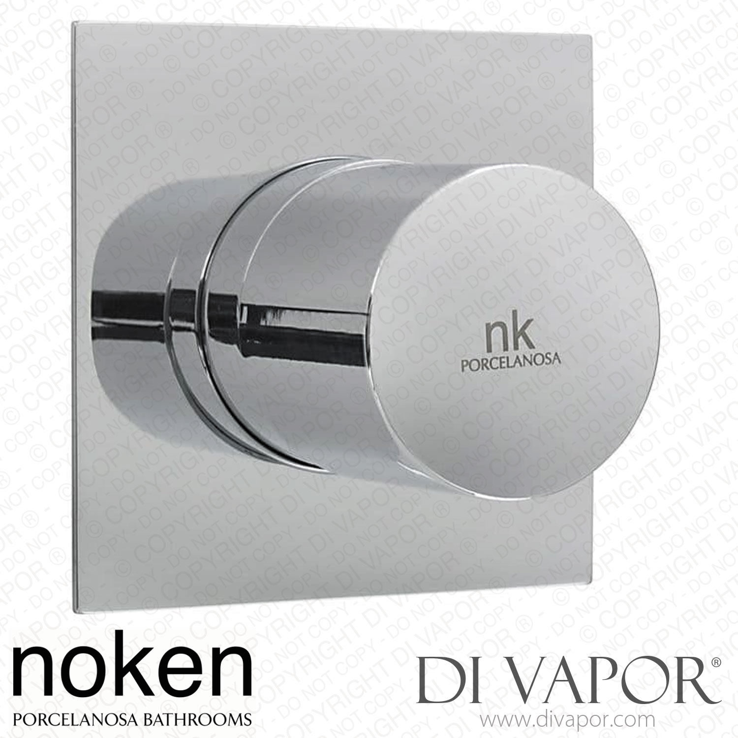 Noken Porcelanosa Giro Wall Mounted Stop Valve (100063492) Spare Parts