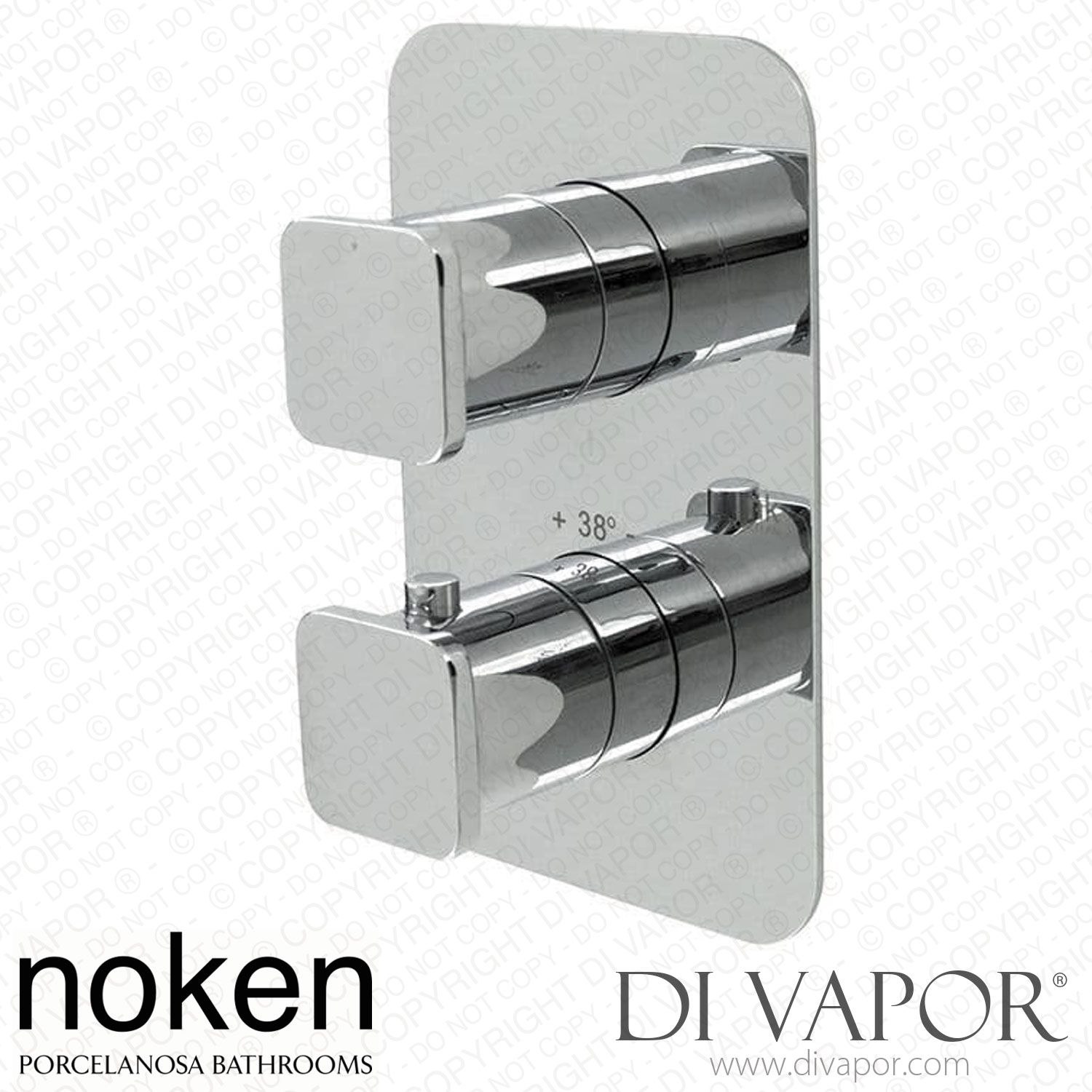 Noken Porcelanosa Forma External Part Thermostatic Smartbox (100140128