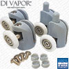 Full Set of Shower Door Rollers