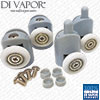 Full Set of Shower Door Rollers