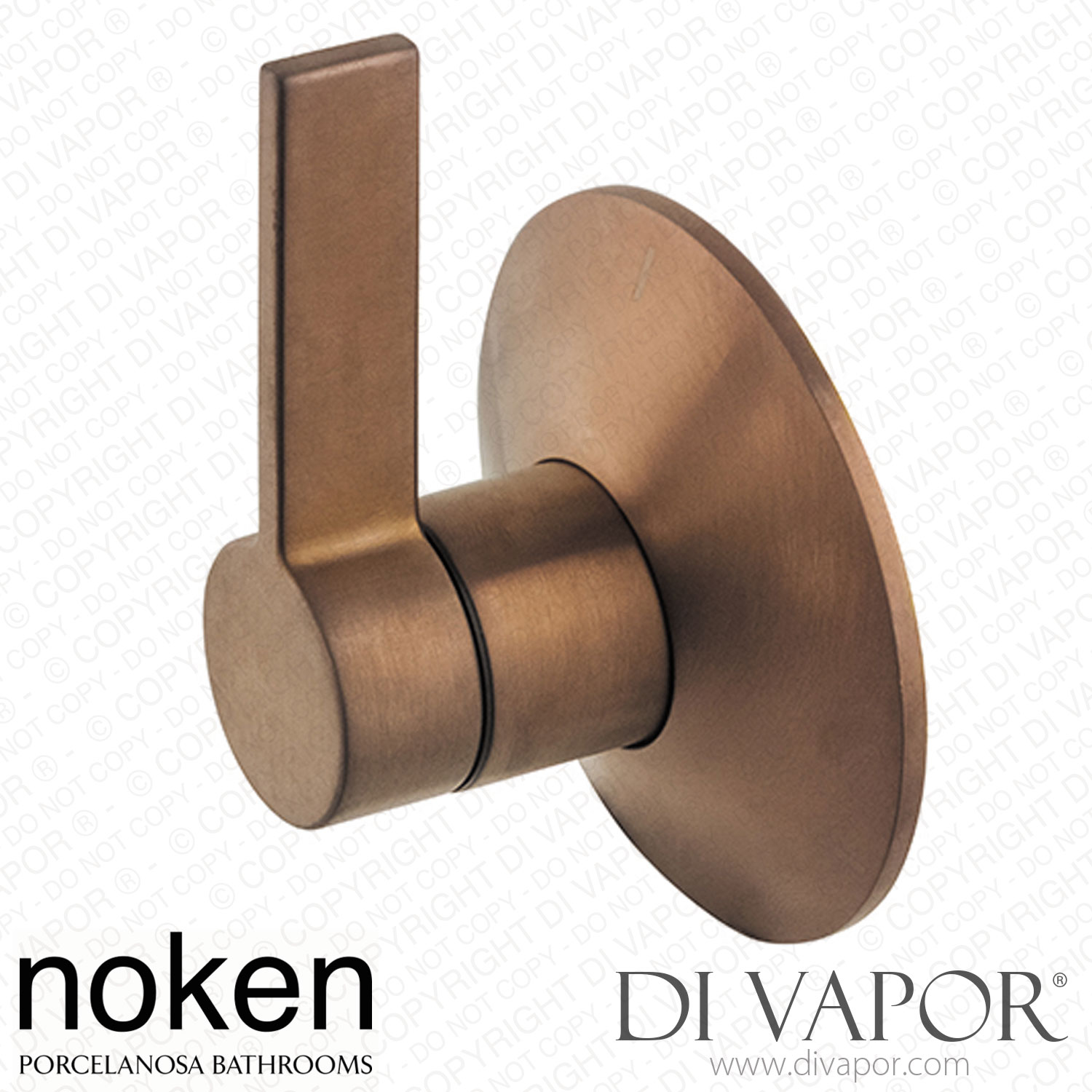 Noken 100289245 Wall Mounted 3Way Diverter Valve 1/2 Inch Spare Parts