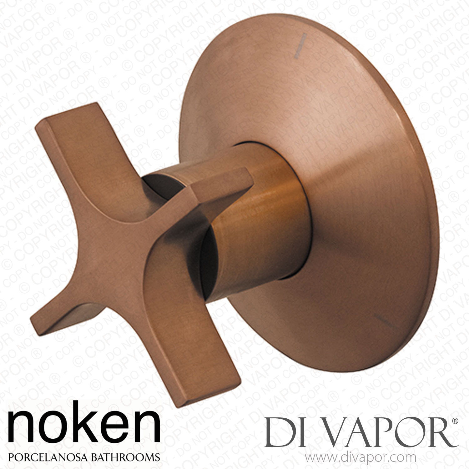 Noken 100311338 2 Ways Concealed Diverter Valve 1/2 Inch Spare Parts