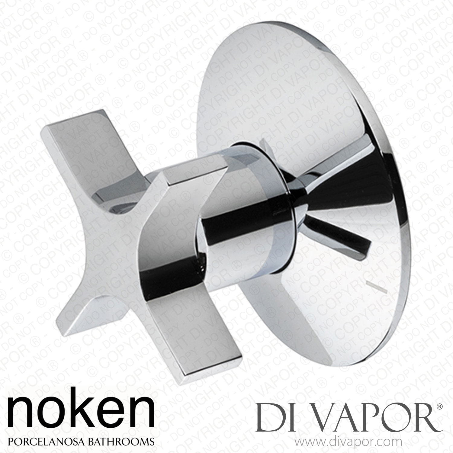 Noken 100311339 2 Ways Concealed Diverter Valve 1/2 Inch Spare Parts