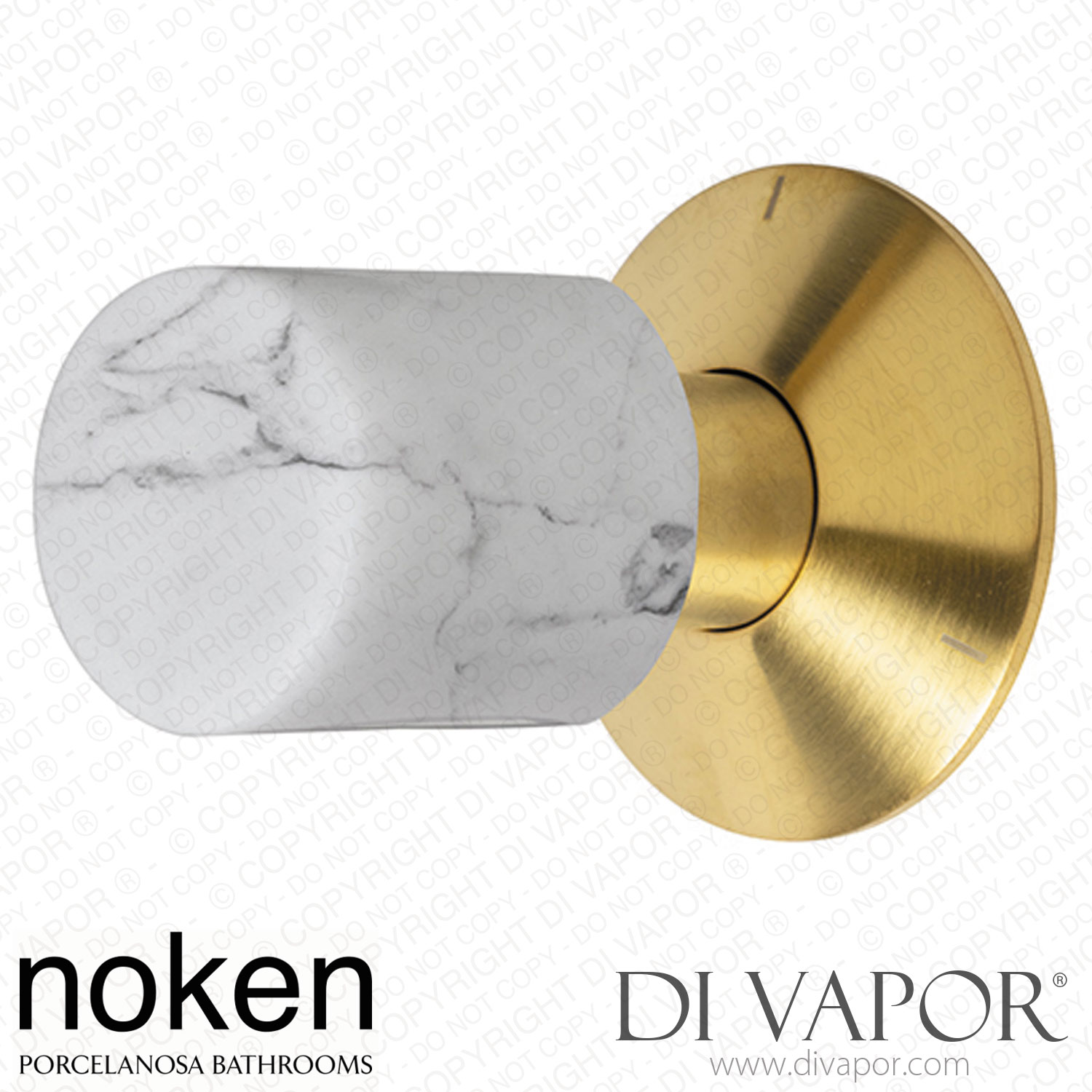 Noken 100324531 Wall Mounted 3Way Diverter Valve 1/2 Inch Spare Parts