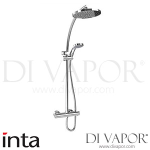 Inta 10038CP Deluge Crescent Thermostatic Shower With Fixed Riser & Overhead Soaker & Sliding Handset Spare Parts